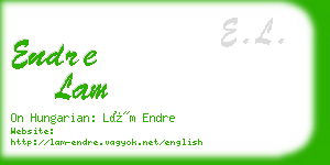 endre lam business card